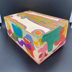 8”x5” Wood Storage Box